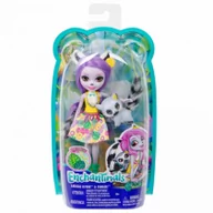 Akcesoria dla lalek - Mattel Enchantimals Lalka + zwierzę domowe Larissa lemur + ringlet 887961766486 - miniaturka - grafika 1