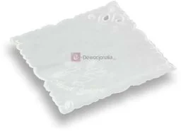 Szatka do Chrztu - Chusteczka z narożnikami Richelieu - Ubranka do chrztu - miniaturka - grafika 1