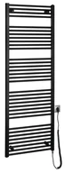 Grzejniki łazienkowe - Aqualine Ogrzewanie - Element grzejny 60x168 cm, 800 W, czarny mat ILE66TB - miniaturka - grafika 1