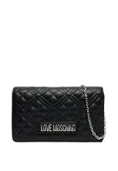 Torebki damskie - Love Moschino JC4079PP1NLA000B, torba damska, czarna, pojedyncza, czarne, Taglia unica - miniaturka - grafika 1
