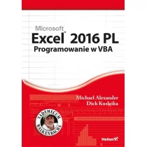 Excel 2016 PL. Programowanie w VBA. Vademecum Walkenbacha - dostępny od ręki, wysyłka od 2,99