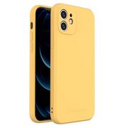 Etui i futerały do telefonów - Wozinsky Color Case silikonowe elastyczne wytrzymałe etui iPhone XR żółty - miniaturka - grafika 1