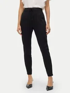 Spodnie damskie - Vero Moda Spodnie materiałowe Eva 10197909 Czarny Loose Fit - miniaturka - grafika 1