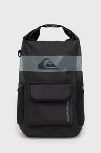 Quiksilver plecak męski kolor czarny duży z nadrukiem - Plecaki - miniaturka - grafika 1