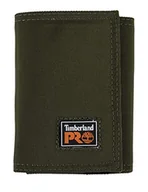 Portfele - Timberland PRO Męski portfel Cordura Nylon RFID Trifold z okienkiem na dowód osobisty, Oliwka, rozmiar uniwersalny - miniaturka - grafika 1