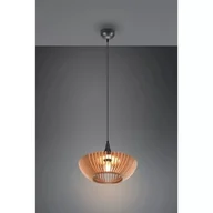 Lampy sufitowe - Trio Rl Tilda R30661980 lampa wisząca zwis 1x40W E27 czarna/złota - miniaturka - grafika 1