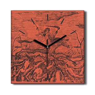 Kuchenny zegar na ścianę cichy Pole bitwy 30x30 cm, Coloray - Zegary - miniaturka - grafika 1