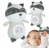 Projektory dla dzieci - Miś Szumi Interaktywny Projektor Gwiazd Szop Pracz Przytulanka Usypianka - miniaturka - grafika 1