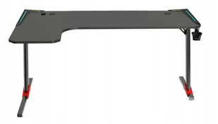 BIURKO GAMINGOWE CORTEK SKY L-SHAPE DUŻE SOLIDNE WARSTWA OCHRONNA UCHWYTY - Biurka gamingowe - miniaturka - grafika 1