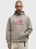 Bluzy męskie - Bluza męska z kapturem New Balance Sport Essentials Gradient Logo MT51514 XL Beżowa (197967321764). Bluzy z kapturem męskie - miniaturka - grafika 1