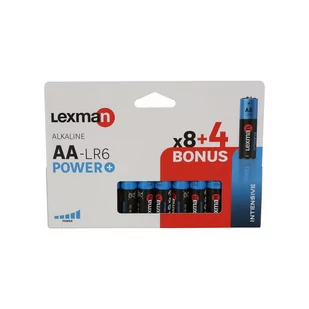 Bateria alkaliczna INTENSIVE LR6/AA 12 SZT. LEXMAN - Baterie i akcesoria - miniaturka - grafika 1
