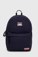 Plecaki - Superdry plecak damski kolor granatowy duży z aplikacją - miniaturka - grafika 1