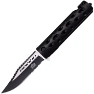 Noże - Nóż składany ratowniczy Master Cutlery MU-A007BK Spring Assisted - Black - miniaturka - grafika 1