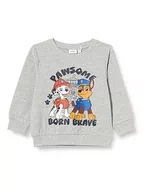 Bluzy dla chłopców - NAME IT Bluza chłopięca Nmmangus Pawpatrol Sweat Bru Cplg, szary melanż, 92 - miniaturka - grafika 1