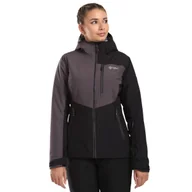 Kurtki narciarskie - Kilpi Flip, kurtka narciarska, plus size, damskie, czarny - miniaturka - grafika 1