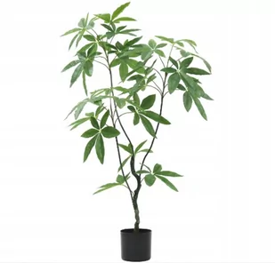 SZTUCZNA Roślina PACHIRA DRZEWKO SZCZĘŚCIA W DONICZCE REALISTYCZNA 120cm XL - Sztuczne kwiaty - miniaturka - grafika 1