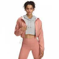 Kurtki damskie - Damska kurtka przejściowa Under Armour UA Unstoppable Woven HD Jkt - różowa - miniaturka - grafika 1