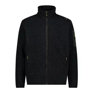 CMP - męska kurtka Knit-Tech B.Blue-Petrol, 58 - Kurtki męskie - miniaturka - grafika 1