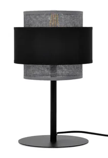 Lampka nocna stołowa z podwójnym abażurem - 10X A709 Dagna - Lampy stojące - miniaturka - grafika 1