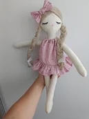 Pamiątka Chrztu Świętego - Lalka szmaciana personalizowana 57 cm - miniaturka - grafika 1