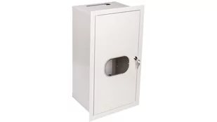 Sabaj System Szafka licznikowa podtynkowa 1-licznikowa 3-fazowy 12 modułów IP31 270x540x210 Biała z zamkiem i szybą RL 12 ZSZ - Rozdzielnie elektryczne - miniaturka - grafika 1