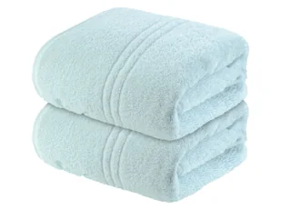 SANSIBAR Ręczniki frotte, 2 sztuki, z wysokiej jakości haftem (Jasnoniebieski) - Ręczniki - miniaturka - grafika 1