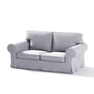 Meble modułowe i akcesoria - Dekoria Pokrowiec na sofę Ektorp 2-osobową rozkładaną model po 2012 srebrzysty szary 200 x 90 x 73 cm Velvet 1016-704-24 - miniaturka - grafika 1