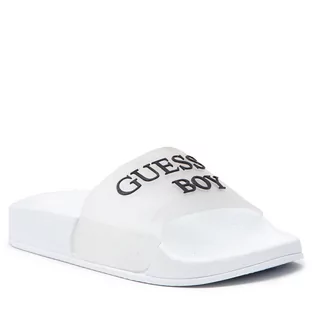 Buty dla chłopców - Klapki GUESS - Amos FI6AMO ELE19 WHITE - grafika 1