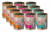Mokra karma dla kotów - DOLINA NOTECI - RAFI KOT zestaw mix smaków 12x400g - miniaturka - grafika 1