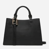Torebki damskie - Torebka shopper damska ze skóry naturalnej Furla WB01336BX2045O60001007 Czarna (8050597484143) - miniaturka - grafika 1