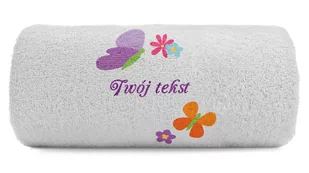pat15.net Mały Ręcznik Motylki + Twój tekst 100x50 742 - Ręczniki pat15.net Mały Ręcznik Motylki + Twój tekst 100x50 742 - Ręczniki - miniaturka - grafika 1