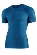 Koszulki męskie - SS1374M Koszulka męska 3D PRO z krótkim rękawem niebieski M - miniaturka - grafika 1