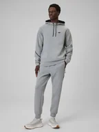 Spodnie sportowe męskie - 4F Spodnie dresowe joggery męskie - szare XXL - miniaturka - grafika 1