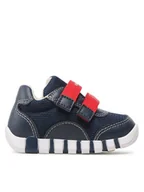 Buty dla chłopców - Geox Półbuty B Iupidoo Boy B3555C01454C4002 Granatowy - miniaturka - grafika 1