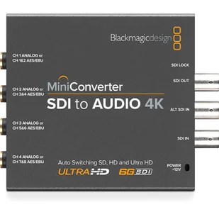 Blackmagic Mini Converter - SDI to Audio 4K - Akcesoria fotograficzne - miniaturka - grafika 1