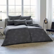 Pościel - Pościel Mako Interlock Jersey Pippa 6898/920 : Kolor - 920/anthrazit, Wymiary - 140/200+70/80 - miniaturka - grafika 1