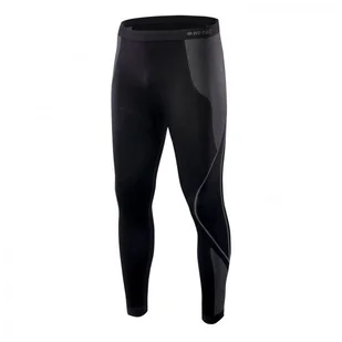 Męskie kalesony Hi-Tec Buraz Bottom Rozmiar: XL-XXL / Kolor: czarny/szary - Bielizna sportowa męska - miniaturka - grafika 1