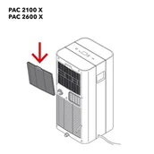 Akcesoria do wentylacji i klimatyzacji - Trotec PAC 2100 X / PAC 2300 X / PAC 2600 X filtr powietrza - miniaturka - grafika 1