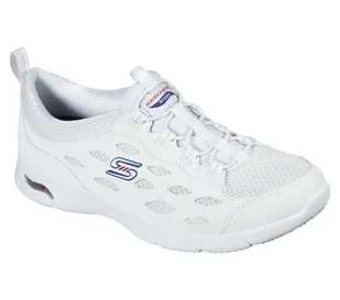 Skechers Obuwie Damskie Sneakersy Arch Fit Refine Białe 40 EU - Sneakersy damskie - miniaturka - grafika 1