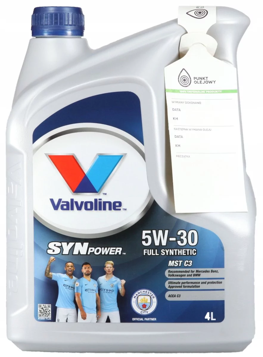 Valvoline SynPower MST C3 5W-30 4L