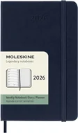 Kalendarze - MOLESKINE kalendarz 2026 GRANATOWY POCKET WEEKLY HARD TYGODNIOWY (9x14) - miniaturka - grafika 1