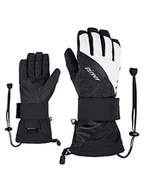 Rękawiczki - Ziener Gloves Gloves Damskie rękawiczki snowboardowe Milana 801723, czarne/białe, 8,5 801723 - miniaturka - grafika 1