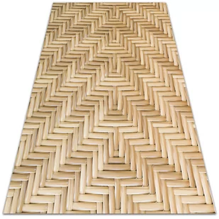 Modny winylowy dywan Wiklinowa tekstura 60x90 cm - Dywany - miniaturka - grafika 1