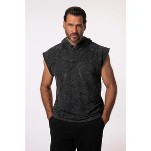 Męska Bluza fitness Belly Fit kaptur bez rękawów do rozm. 7XL - Bluzy sportowe męskie - miniaturka - grafika 1
