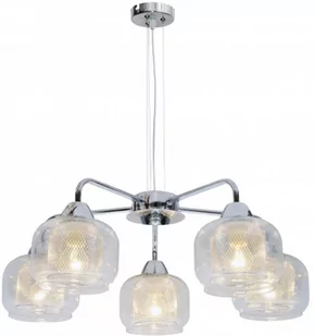 Candellux Lampa wisząca zwis Ray 5x40W E14 chrom 35-67098 - Lampy sufitowe - miniaturka - grafika 1