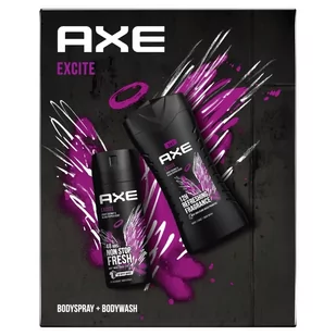 Axe X MASS - Zestaw Excite (Body Spray 150ml + Żel pod prysznic 250ml) - Zestawy kosmetyków męskich - miniaturka - grafika 1