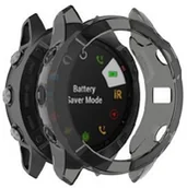 Akcesoria do pulsometrów i zegarków sportowych - Silikonowe Etui Do Garmin Fenix 6X / 6X Pro / 6X Solar - miniaturka - grafika 1