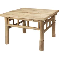 Ławy i stoliki kawowe - Niski stolik kawowy z bambusa, 57 x 57 x 38 cm - miniaturka - grafika 1