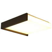 Lampy sufitowe - Kwadratowy plafon salonowy CGQUER40 LED 44W do holu czarny - miniaturka - grafika 1