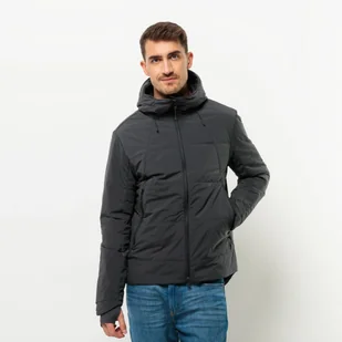 Męska ciepła kurtka rowerowa Jack Wolfskin BIKE COMMUTE INS JKT M phantom - S - Kamizelki męskie - miniaturka - grafika 1